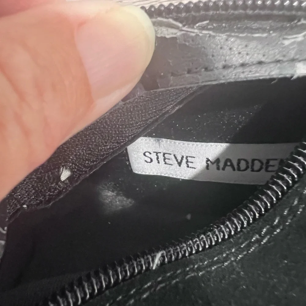 Steve Madden Boots Black Suede Xennon 5